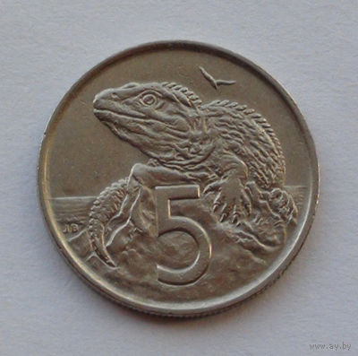 Новая Зеландия 5 центов. 1967 г.