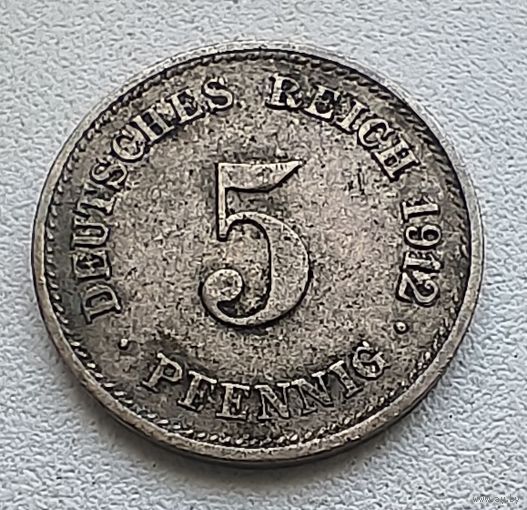 Германия 5 пфеннигов, 1912 G  2-12-26