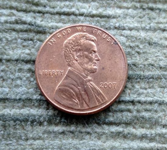 Werty71 США 1 цент 2007