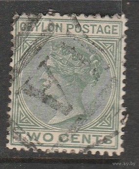 Цейлон 2с 1883-99гг