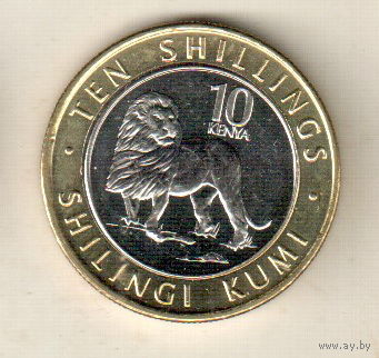 Кения 10 шиллинг 2018