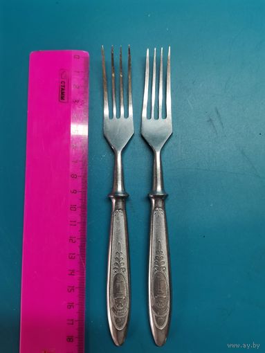 Вилка СССР 50-х Адмиралтейство. 2 шт. одним лотом.