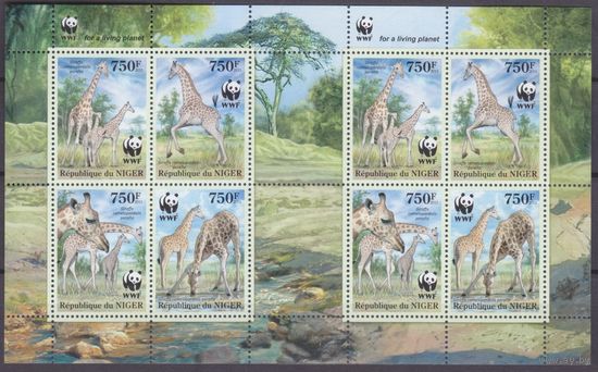 2013 Нигер 2142-2145KL WWF / Жираф 24,00 евро