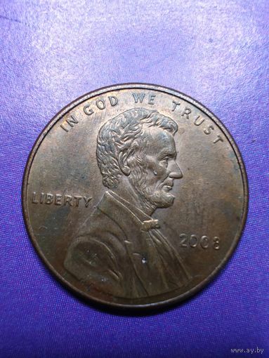 США 1 цент 2008