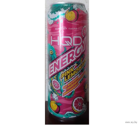 Банка от энергетика HQD со вкусом Грейпфрутового лимонада PINK LEMONADE 450мл 2025 (ОБМЕН/ПРОДАЖА/ТОРГ) 1лот=1шт