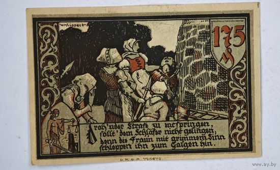 175  пфеннигов   Германия нотгельд