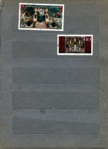 ФРГ, 1989,  КУЛЬТУРА,   2м по 30 коп  шт