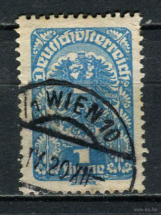 Немецкая Австрия - 1919/1920 - Герб 1Kr - [Mi.274x] - 1 марка. Гашеная.  (Лот 61Gb)-T25P29