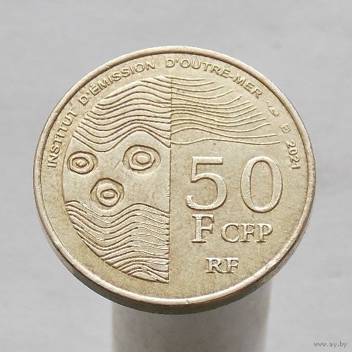 Французские тихоокеанские территории 50 франков 2021