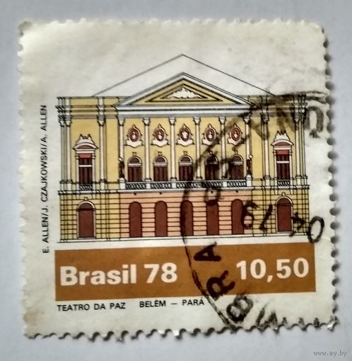 Бразилия.1978.архитектура.здание театра
