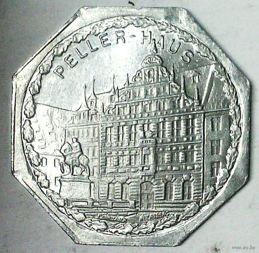 ГЕРМАНИЯ НЮРНБЕРГ 20 пфеннигов 1920 год - ШТЕМПЕЛЬНЫЙ БЛЕСК!
