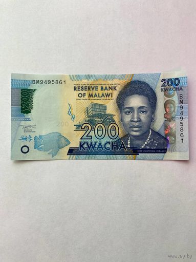 Малави 200 квача 2020 год UNC