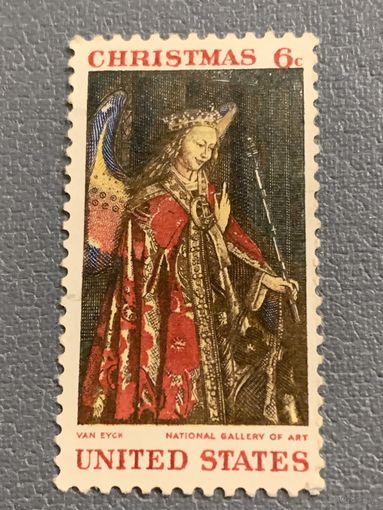 США 1968. Национальная галерея искусств. Рождественская марка