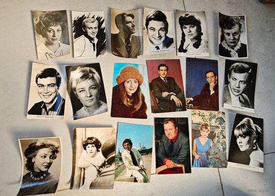 Актеры открытки