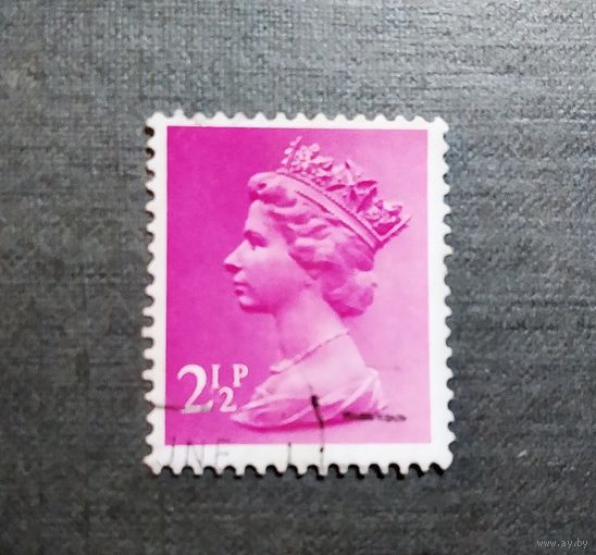 Марка Великобритания 1971 год Королева