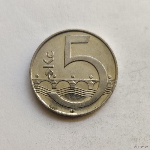 Чехия 5 крон  2002 г.