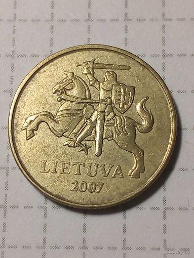 20 центов Литва 2007 год