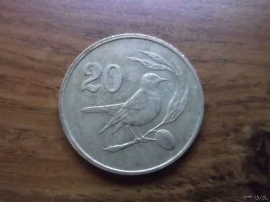 Кипр 20 центов 1983