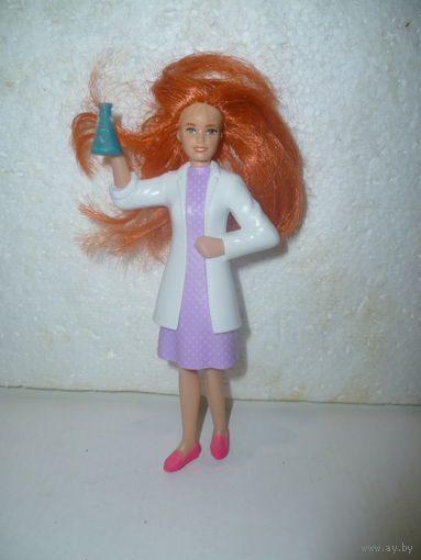Кукла "Barbie" Scientist Burger King Toy. MATTEL