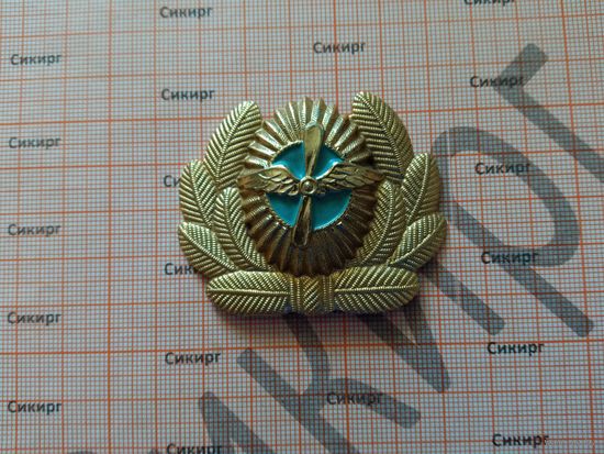 Кокарда на околыш фуражки ГВФ СССР (отломан 1 клемер)