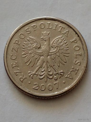 Польша 20 грошей 2007 г.