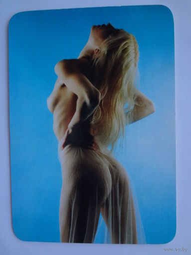 Календарик 2001 г. Girl.