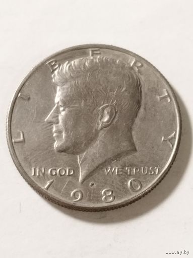 США 1/2 доллара 1980