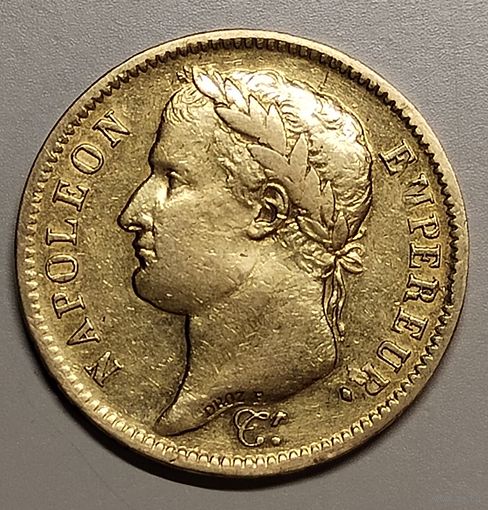 40 франков А 1812 год ФРАНЦИЯ