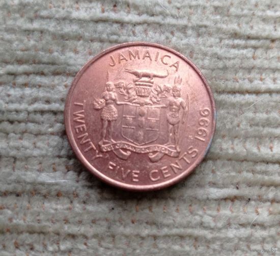 Werty71 Ямайка 25 центов 1996