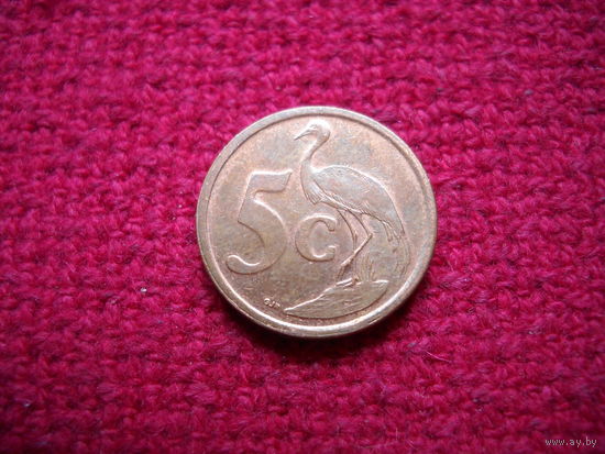 ЮАР. Южная Африка 5 центов 2009 г.