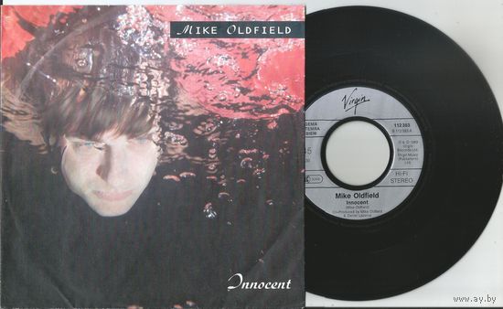 MIKE	OLDFIELD - Innocent/ Earthmoving (disco version)(GERMANY 1989 сингл винил)