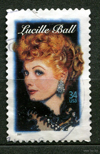 Киноактриса Люсиль Болл. США. 2001. Полная серия 1 марка