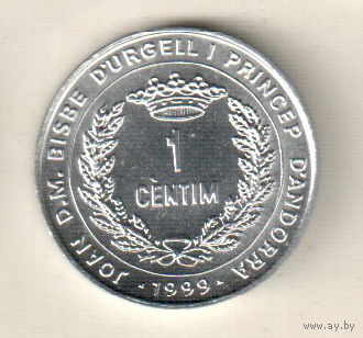 Андорра 1 сантим 1999 ФАО