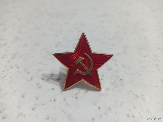 Кокарда Звезда в сборный крабик( албминий)