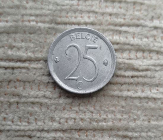 Werty71 Бельгия 25 сантимов 1965
