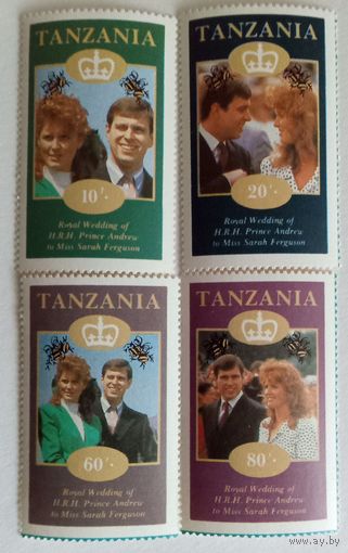 Свадьба принца Эндрю и Сары Фергюсон 23июля 1986г.