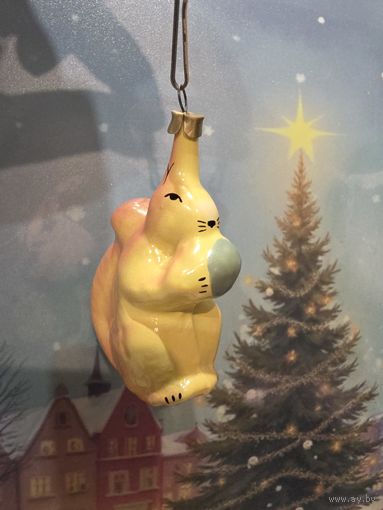 Елочная игрушка белочка