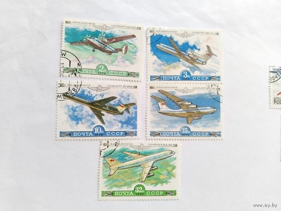 СССР  1979  5 м  самолеты