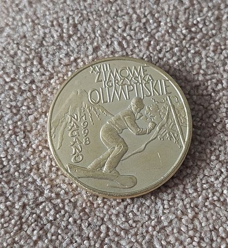 Польша 2 злотых, 1998 XVIII зимние Олимпийские Игры, Нагано 1998 (копия)