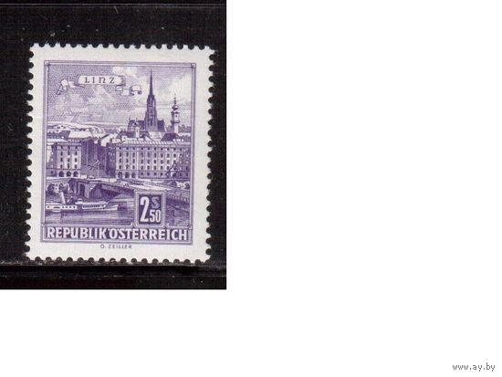 Австрия-1962,(Мих.1118) * (след от накл.) , Стандарт, Замки