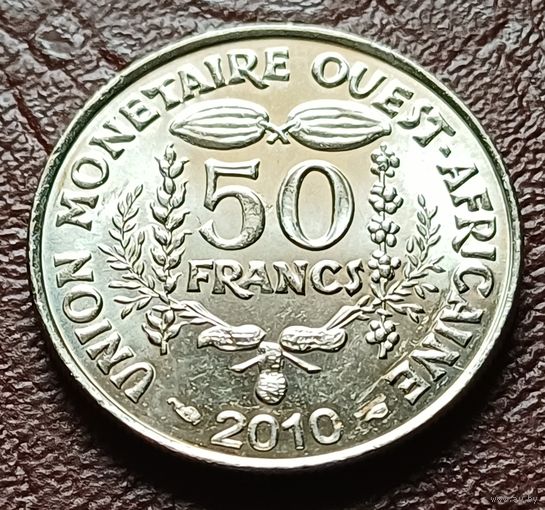 Западная Африка (ВСЕАО) 50 франков, 2010    ( 1-8-7 )