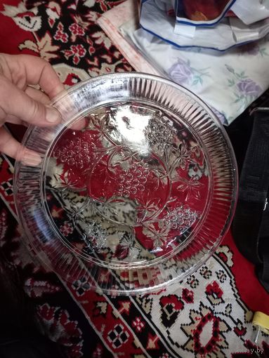 Тарелка Блюдо Подставка Виноград  СССР