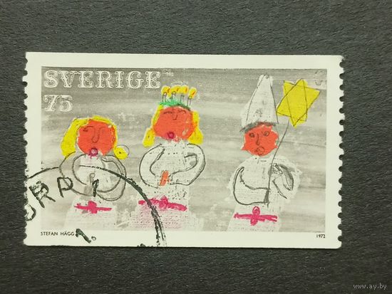 Швеция 1972. Рождественские марки