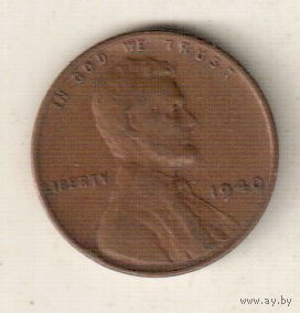 США 1 цент 1940