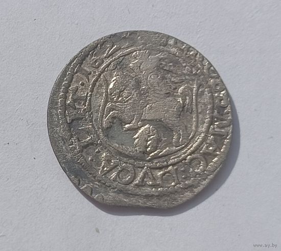 Вiльня i Ваза! Грош 1625, R2 обводка на реверсе