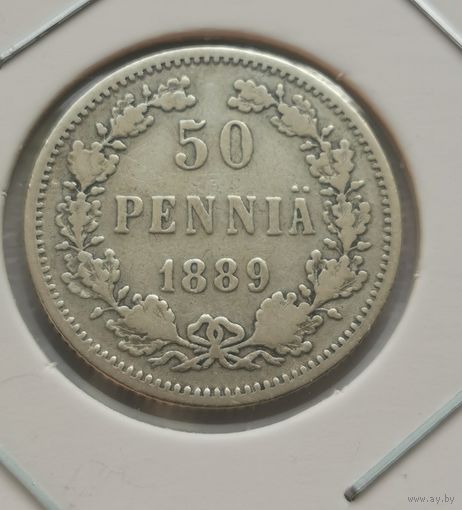 16. 50 пенни 1889 г.