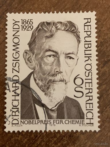 Австрия 1979. Известные люди. D. Richard Zsigmondy 1865-1929. Полная серия