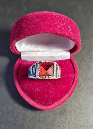 Перстень-печатка серебро 925 лот#6, С РУБЛЯ! МНОГО ЛОТОВ С РУБЛЯ БЕЗ МЦ!