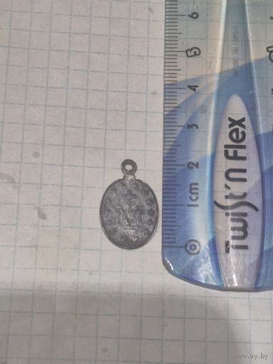 Образок католический из благородного металла