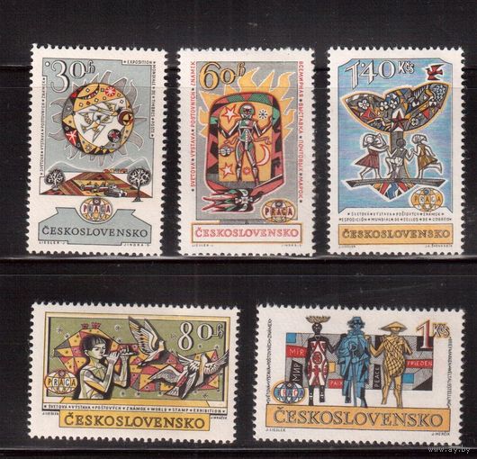 Чехословакия-1962,(Мих.1355-1359) , ** , Филвыставка